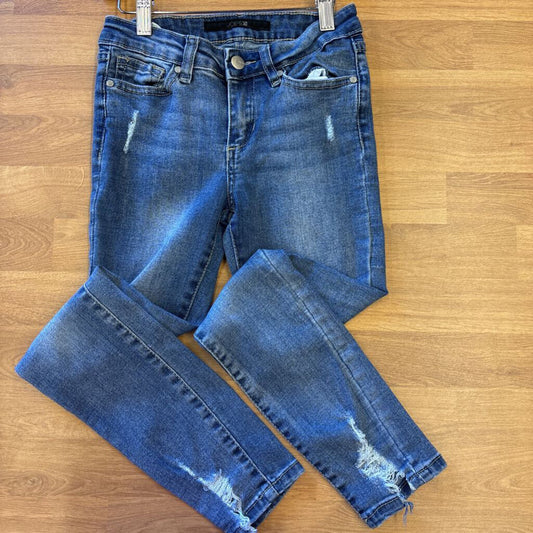 Joe's Distressed Ankle Slim Jean 12