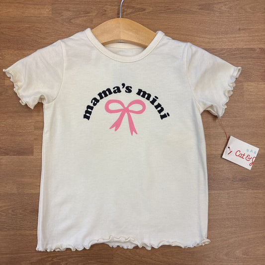 NWT Cat & Jack Mama's Mini SS Tee - 18m
