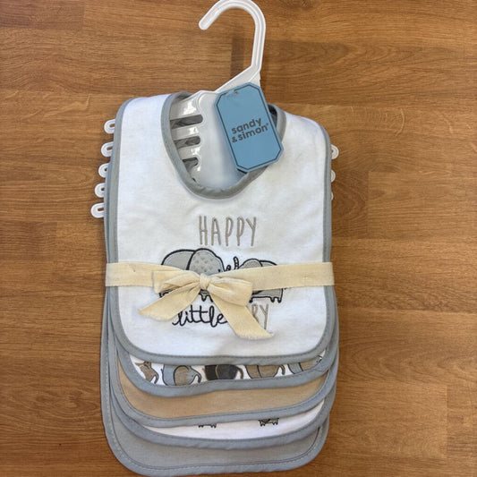 NEW Sandy & Simon 5 Pc Bib Set