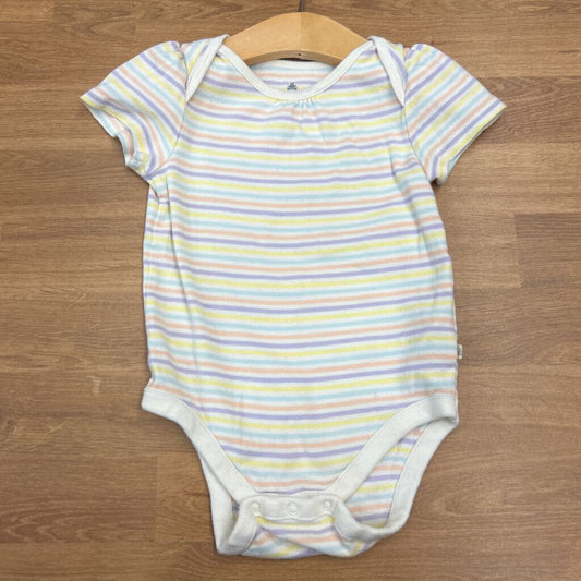 Baby Gap Stripe SS Onesie - 12/18m
