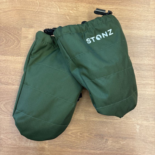 Stonz Baby Puffer Mittens - Green 12/24m