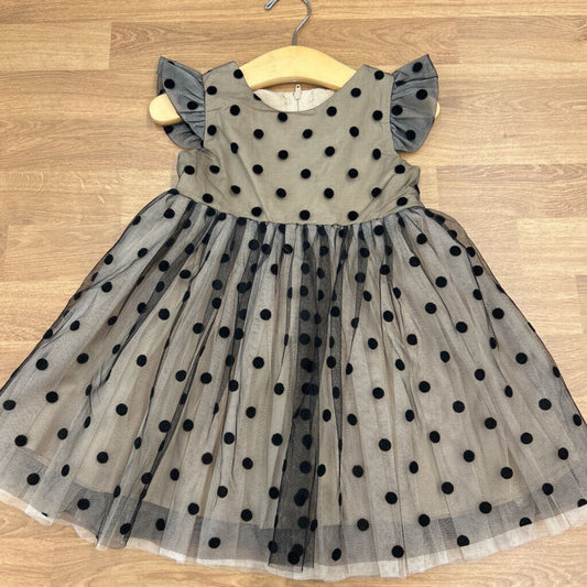 NWT Popatu Dot Tulle SS Dress - 24m