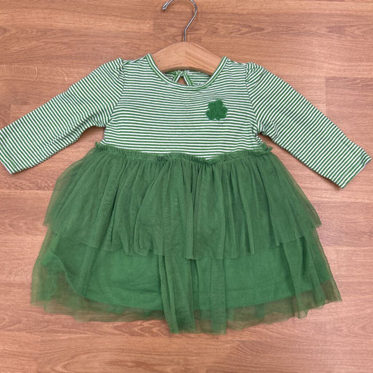 Carter's Shamrock LS Tulle Dress w/ Bloomers - 6m