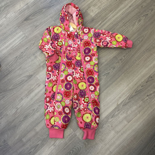 Hanna Andersson Floral Snow Suit - 4T