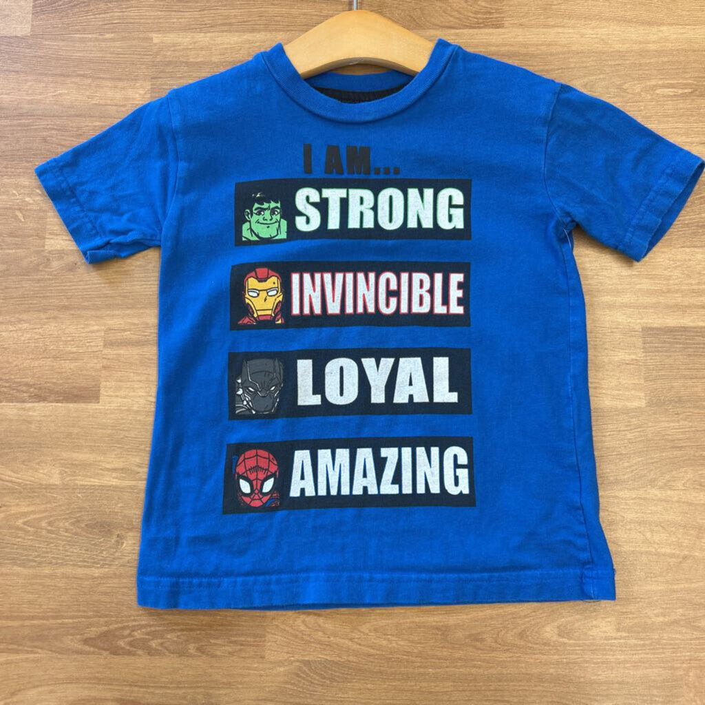 Marvel Strong SS Tee - 4T