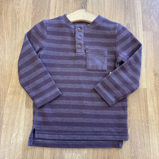 Cat & Jack Stripe LS Henley - 2T