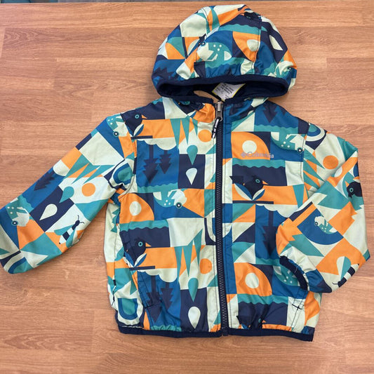 Columbia Bird Reversible Rain Jacket - 3T
