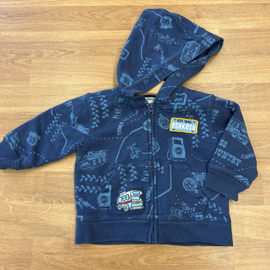 Osh Kosh Road Trip Zip Hoodie - 9m