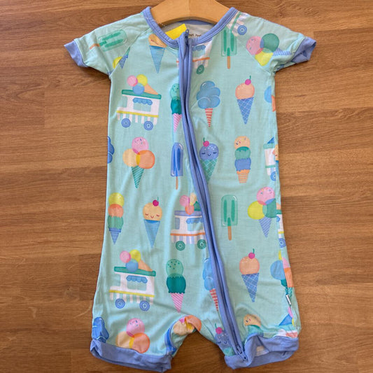 Little Sleepies Bamboo Ice Cream Shortie Romper - 2T