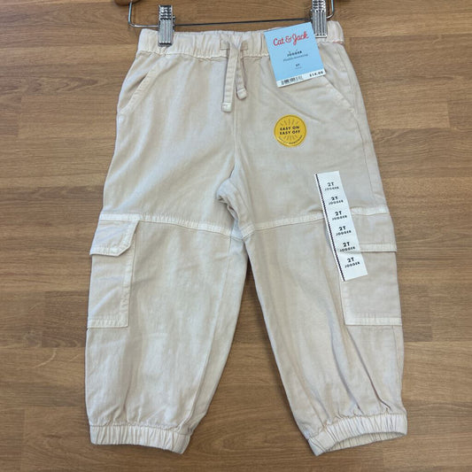 NWT Cat & Jack Linen Jogger Pants - 2T