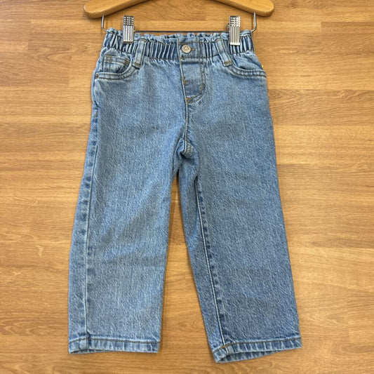 Cat & Jack Paperbag Waist Jeans - 2T