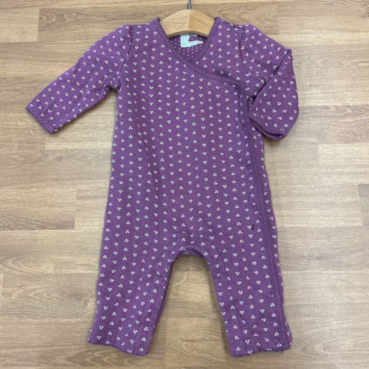 Baby Gap Snap Floral Coverall - 3/6m