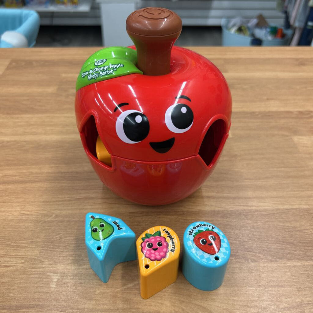 Leap Frog Spin and Change Apple Shape Sorter