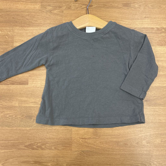 Zara LS Tee (small mark on front) - 9/12m