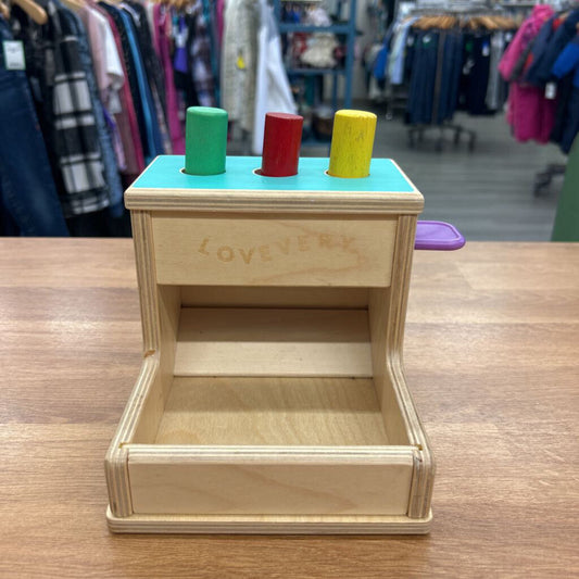 Lovevery Wooden 3 Peg Drop