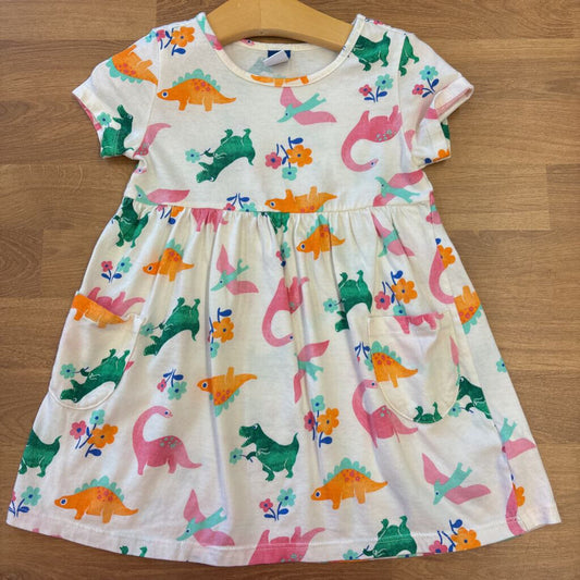 Old Navy Dino SS Dress - 2T
