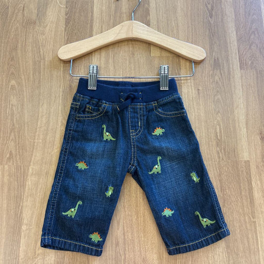 Gymboree Dinosaur Jeans - 0/3m