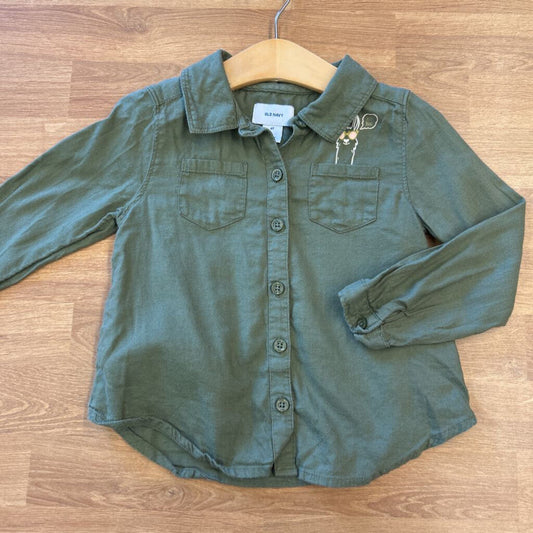 Old Navy LS Button Up - 4T