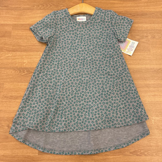 NWT LuLaRoe Heart SS Swing Dress - 2