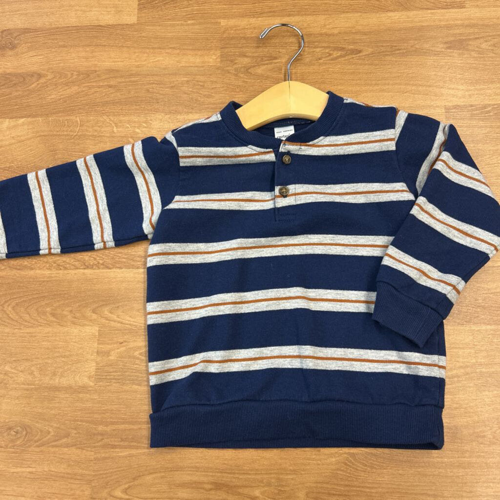 Carter's Stripe LS Henley - 24m