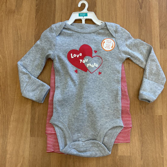 NWT Carter's Love You More Two Pc Set - 3m