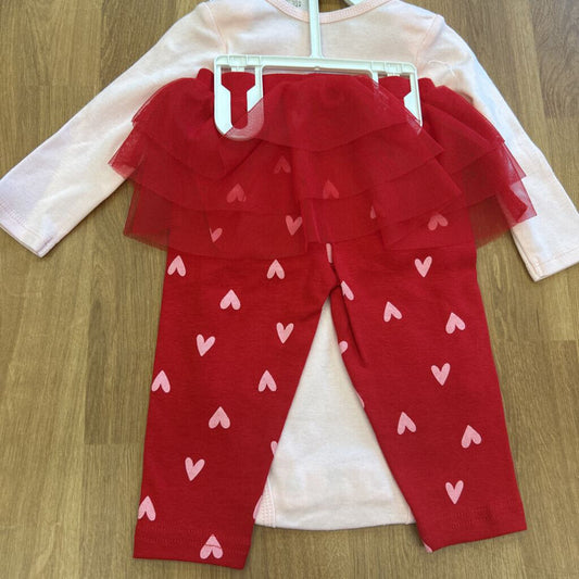 NWT Carter's Love You More Two Pc Set - 6m