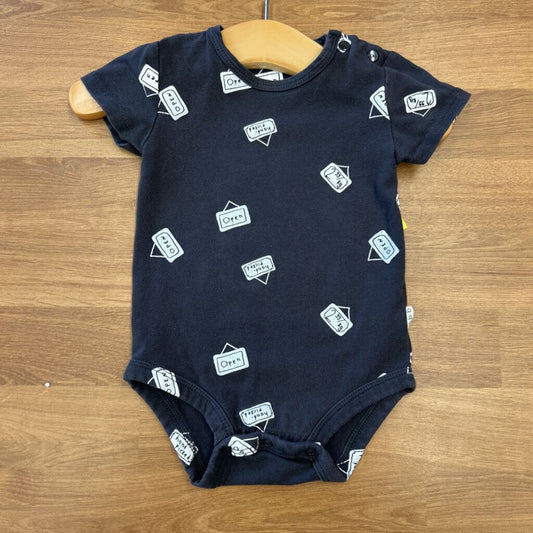 Miles the Label Open SS Onesie - 12m