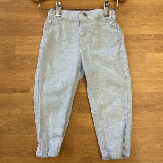 H&M Linen Pants - 12/18m