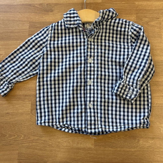Beetle & Thread Plaid LS Button Up - 18/24m