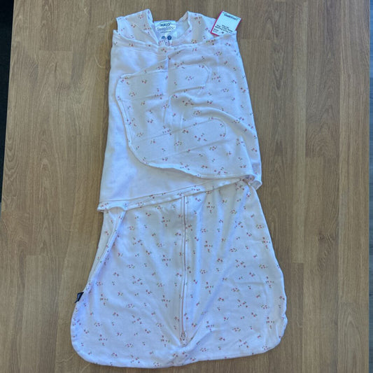 Halo Floral Swaddle Sleep Sack - Pink (S)