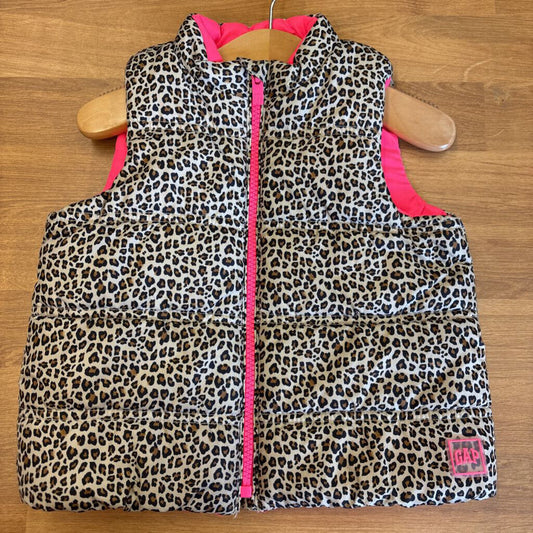 Baby Gap Leopard Puffer Vest - 2