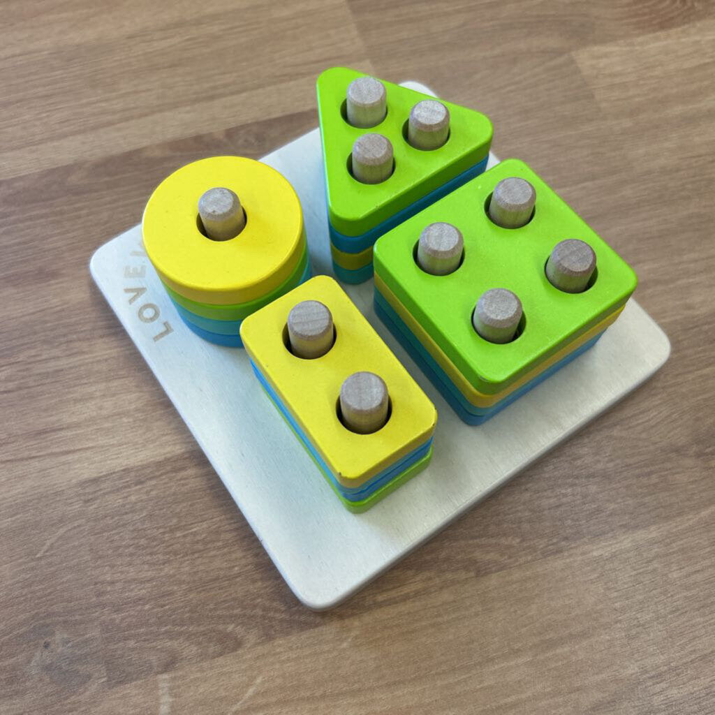 Lovevery Sort & Stack Peg Puzzle