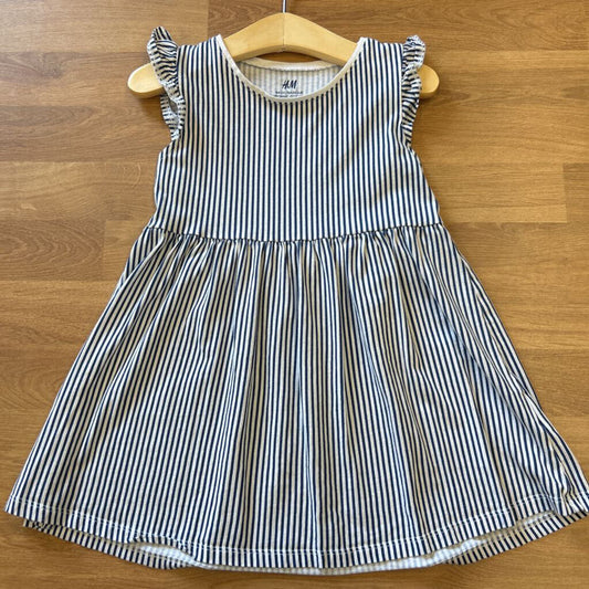 H&M Stripe SS Dress - 2/4