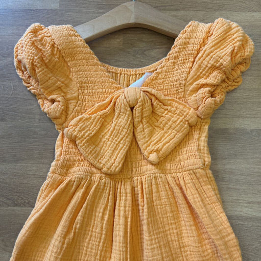 Peek Linen SS Romper (small mark on back) - 2T