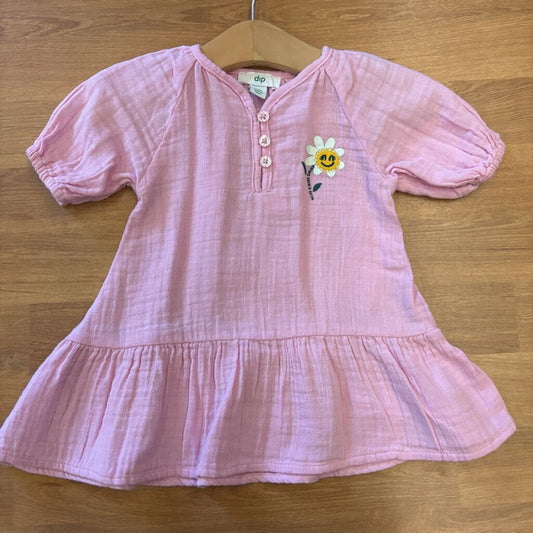 Dip Linen SS Daisy Dress - 3/6m