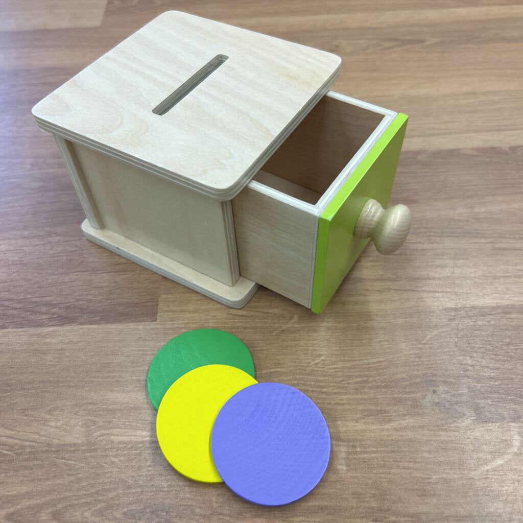 Montessori Coin Drop Box