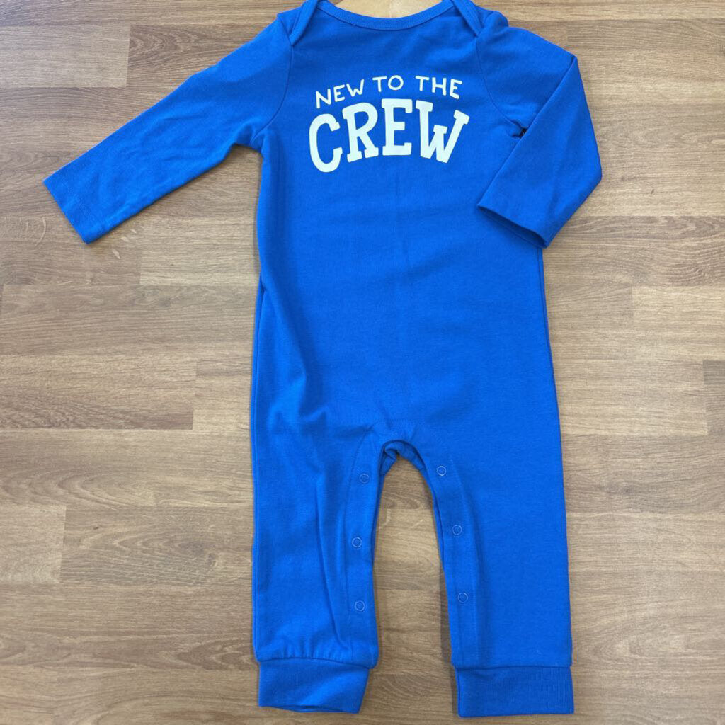Cat & Jack New Crew LS Romper - 6/9m