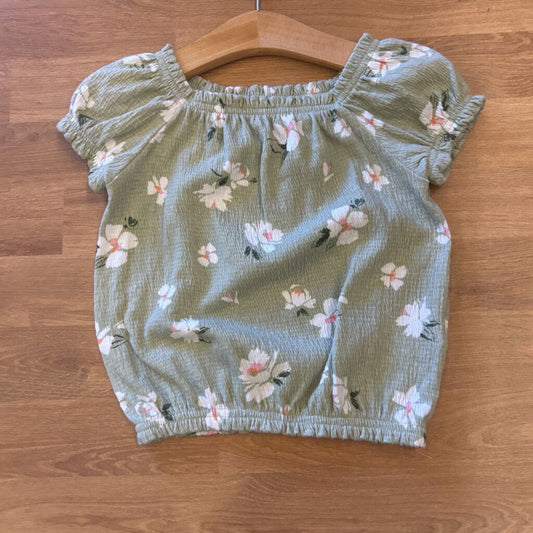 Carter's Floral SS Peasant Top - 2T