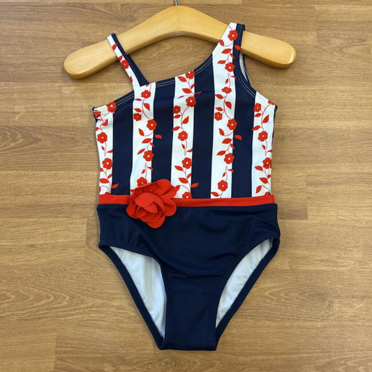 NWT Janie & Jack Floral One Pc Swim - 2T