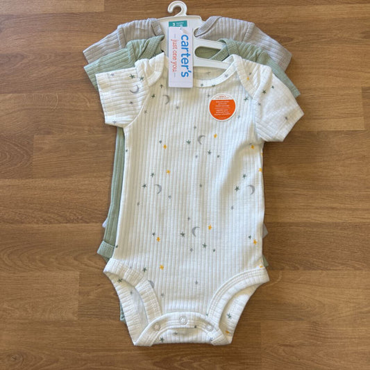 NWT Carter's SS Onesie 3 Pack - 3m