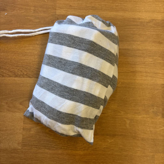 Nursing / Car Seat Cover w/ Travel Bag - Grey Stripe