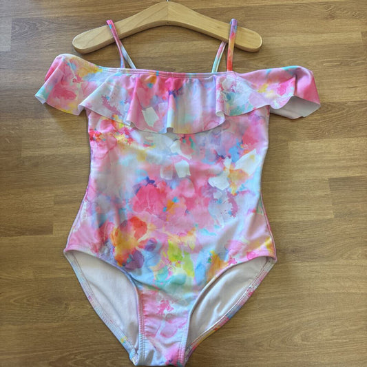 Cat & Jack Floral One Pc Swim - 8