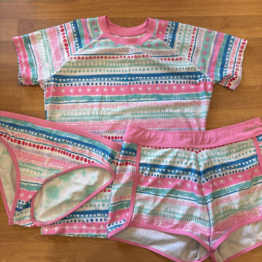 Eddie Bauer Dot Three Pc Swim - 14/16