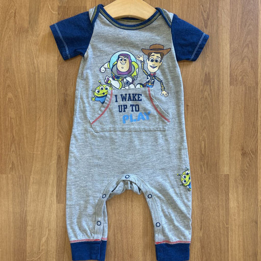 Disney Baby Toy Story SS Romper - 6/9m