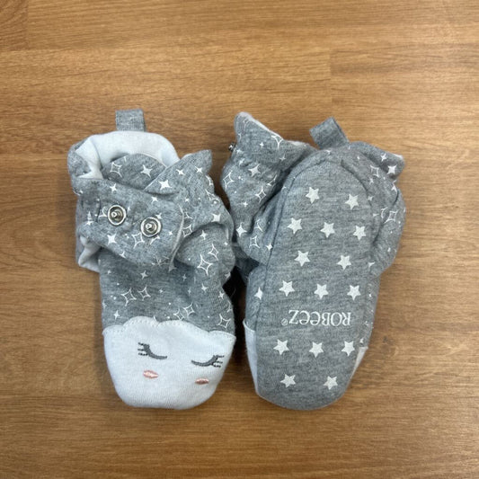 Roobez Cloud Grey Booties - 6/12m
