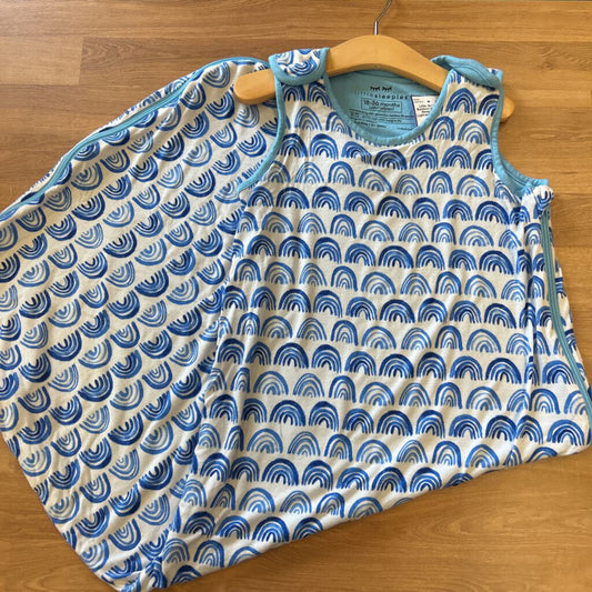 Little Sleepies Bamboo Rainbow Sleep Sack - Lightweight 18/36m