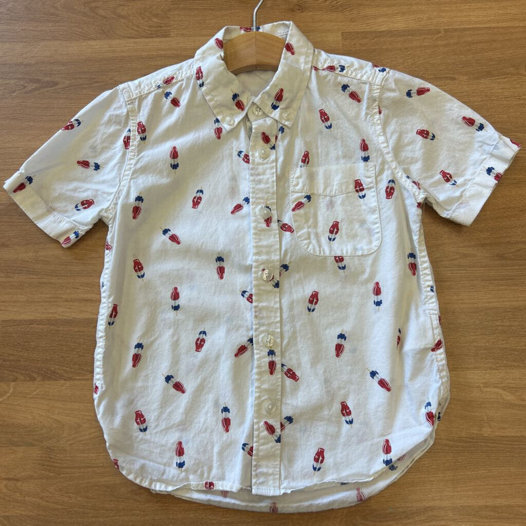 Gap Kids Popsicle SS Button Up - 3T