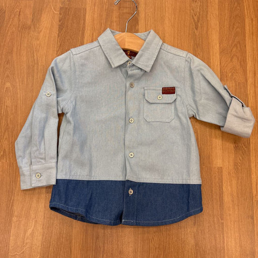 7 For All Mankind Chambray LS Button Up - 24m