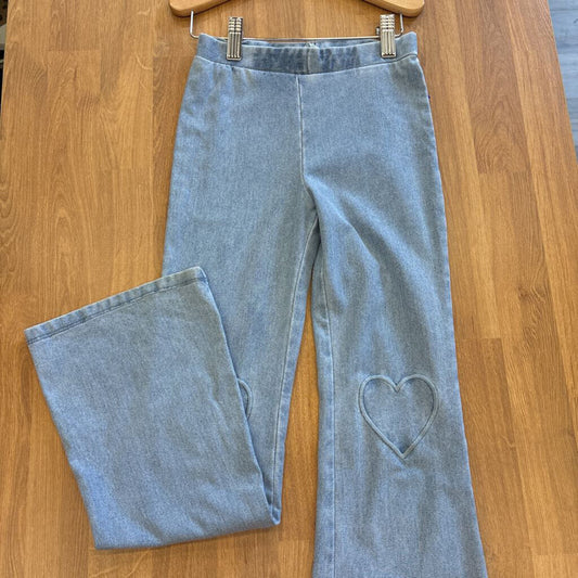 H&M Heart Flare Pants - 8