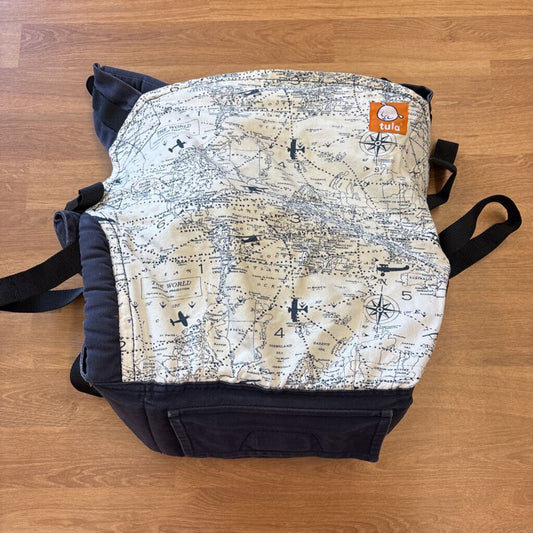 Tula Baby Carrier (some marks) - Blue Map